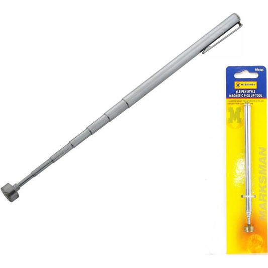 Telescopic Magnetic Pick up Tool 5 Lb Pen 130mm Extending to 605mm Stick
