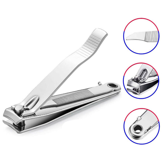 Nail Clipper Finger Toe Stainless Steel Thick Cutters Chiropody Trimmer Nipper
