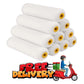 Mini Paint Roller Small Sleeves Foam Pile Refills Radiator Skirting Set 10 Pack