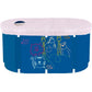 Portable Bathtub Freestanding Home Ice Bathroom Folding & Cover 51'' 130cm*65cm