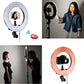 Neewer 12-inch Inner/14-inch Outer LED Ring Light and Light Stand 36W 5500K Kit Unbranded
