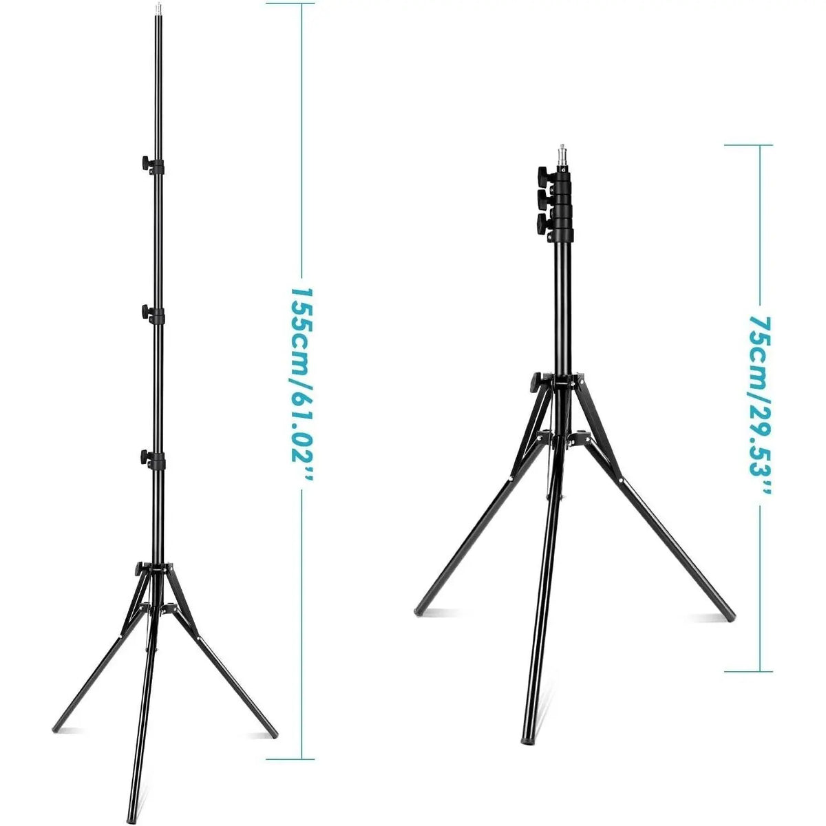 Neewer 12-inch Inner/14-inch Outer LED Ring Light and Light Stand 36W 5500K Kit Unbranded