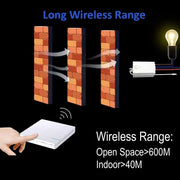 Mengshen Wireless Light 1 Way Switch White Only Switch Panel For LED Bulb & Lamp Deal For Any Occasion