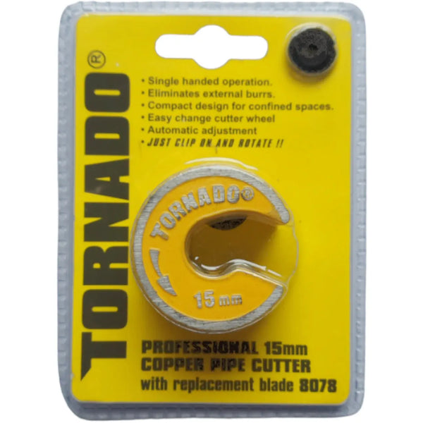 Tornado Copper Pipe Cutter Stainless Professional Wheels Spare 15mm Deal For Any Occasion