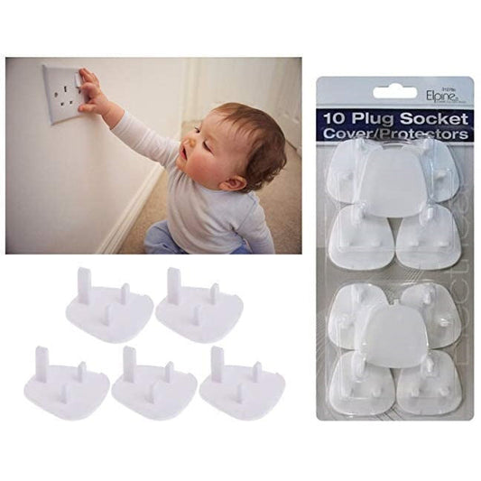 Baby Safety Socket Inserts Electrical Uk Main Plug Cover Security Guard 10pk