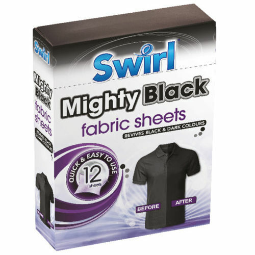 Clothes Fabric Revives Stain Remover Mighty Renovator Black 12 Pack