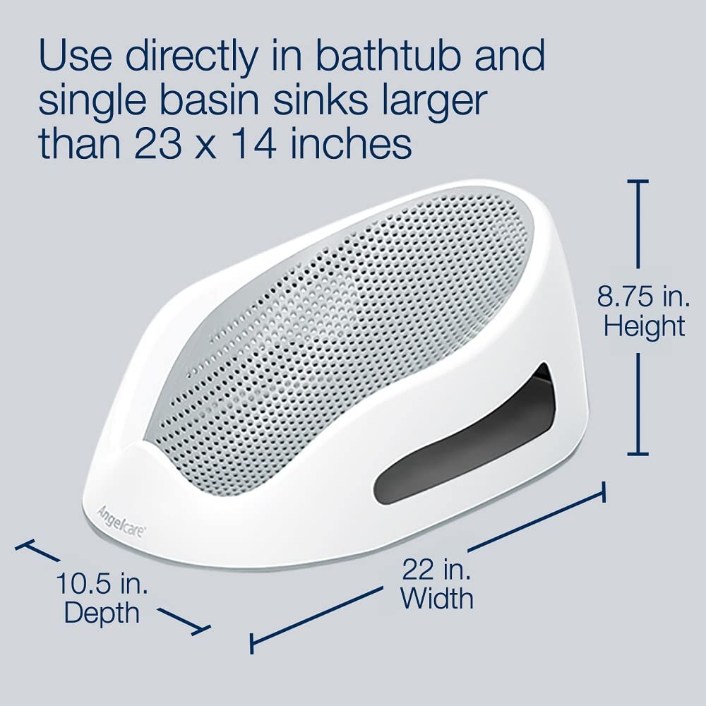 Angelcare Baby Soft-Touch Bath Support Grey