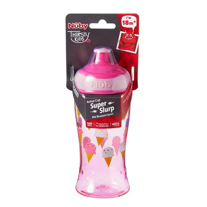 Nuby Cup Baby Toddler Drinking Container Beaker Super Slurp Tritan Freeflow Deal For Any Occasion