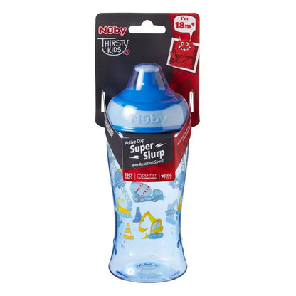 Nuby Cup Baby Toddler Drinking Container Beaker Super Slurp Tritan Freeflow Deal For Any Occasion