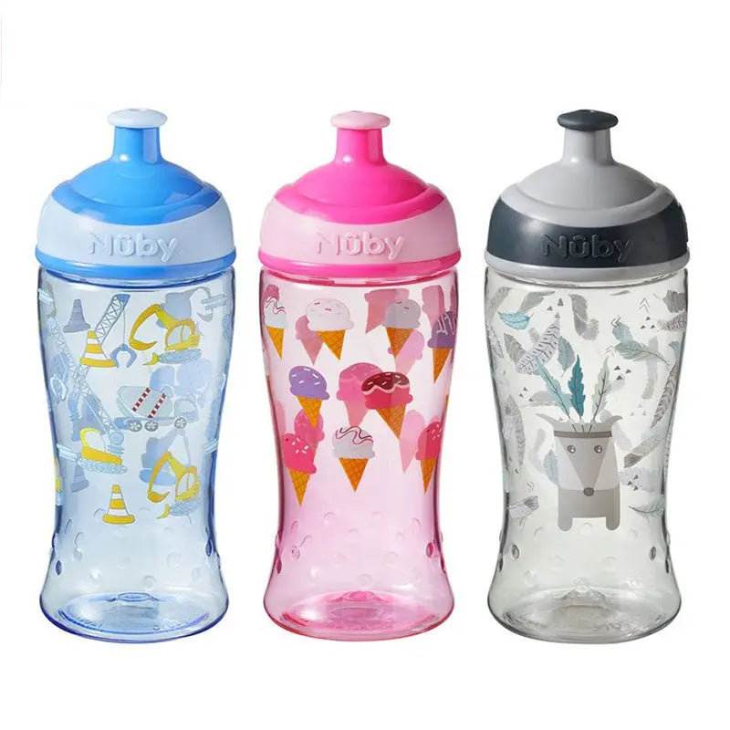 Nuby Cup Baby Toddler Drinking Container Beaker Super Slurp Tritan Freeflow Deal For Any Occasion