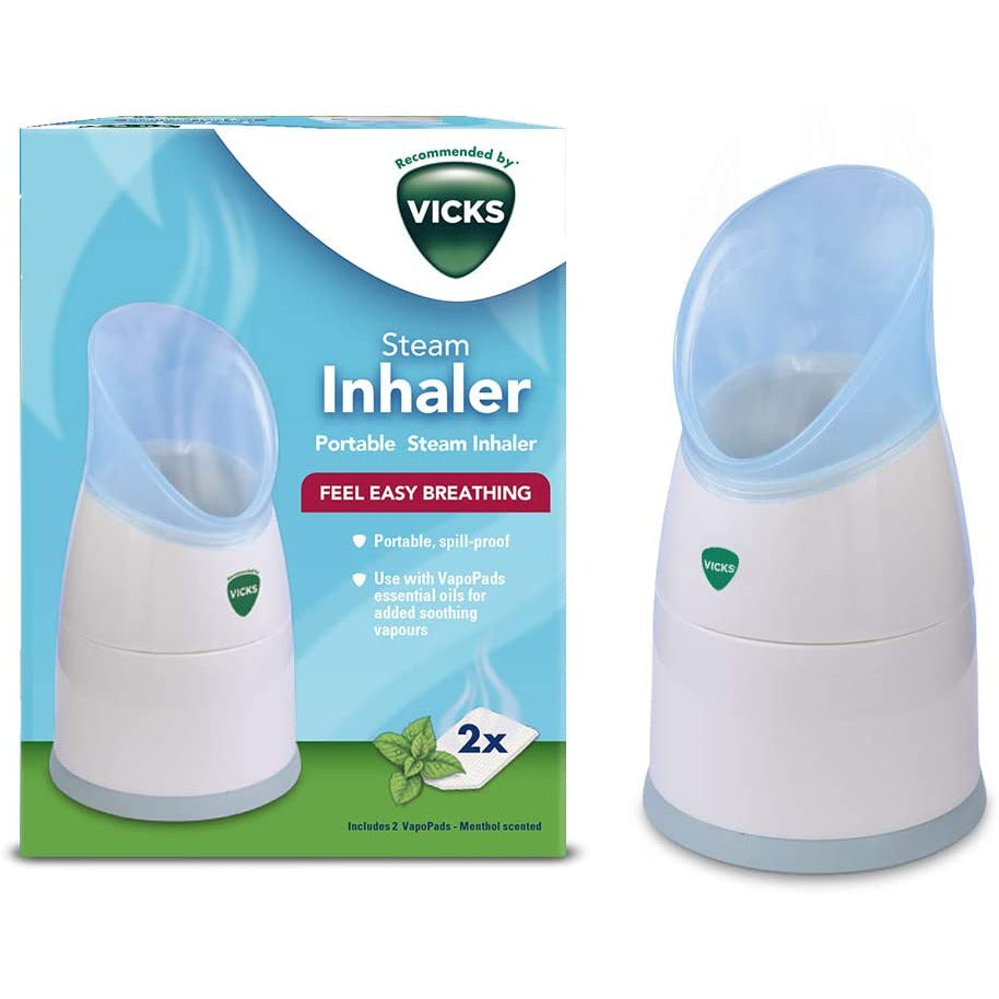 Vicks Steam Inhaler Personal Breathing Relief V1300 Scent Pads