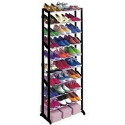 30 Pairs Shoe Rack Stackable Organiser Cabinet Storage Standing Shelves Black Deal For Any Occasion