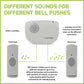 Lloytron DoorBell Dingdong MIP3 Battery Operated Portable Chime Kit White Deal For Any Occasion