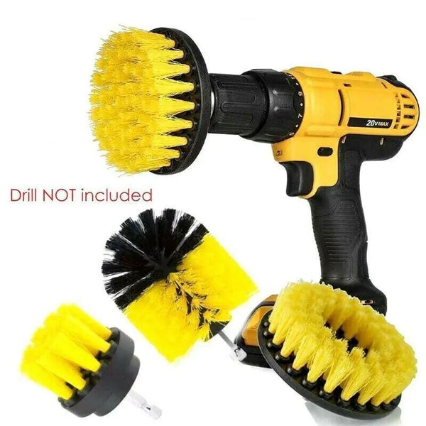 Drill Brush Valeting Detailing Car Carpet Cleaning Scrubbing Set 3pcs Deal For Any Occasion