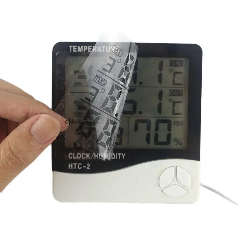 Digital LCD Thermometer Humidity Hygrometer Meter Room Indoor Temperature Clock Deal For Any Occasion