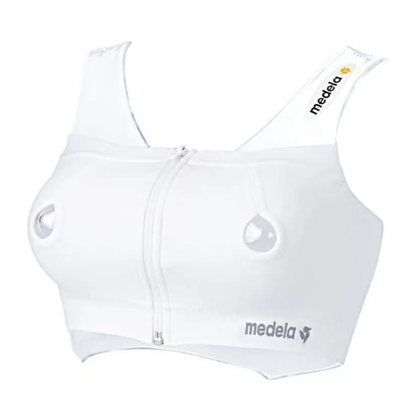 Medela Expression Bustier White Hands-Free Pumping Bustier Nursing Bra S M L Deal For Any Occasion