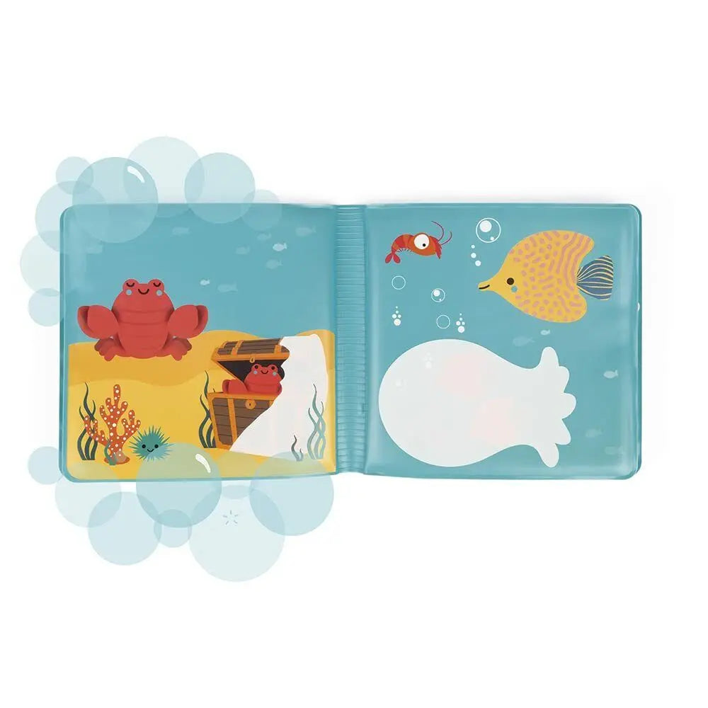 Janod My Magic Bath Book Baby's Bath Time Fun Activity Animal Book Toy Deal For Any Occasion