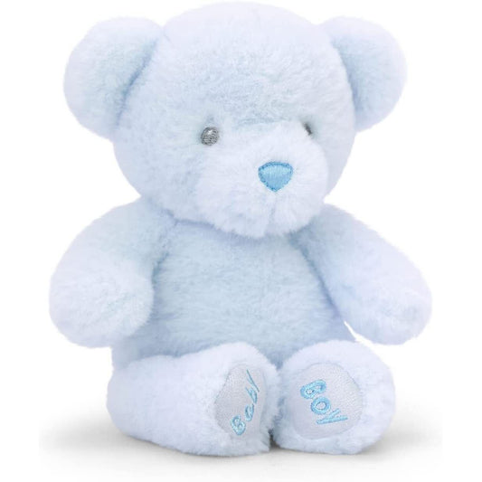 Keel Toys Keeleco Baby Boy Bear 16cm Blue Plush Toy