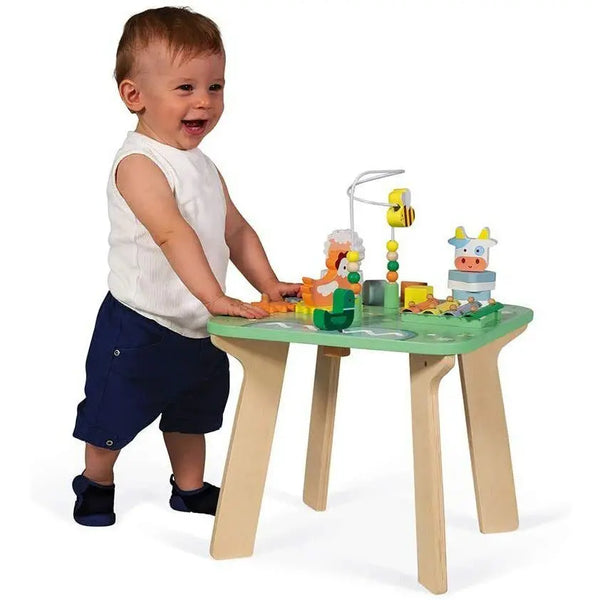 Janod Wooden Activity Table Multi Game Development and Musical Toy Deal For Any Occasion