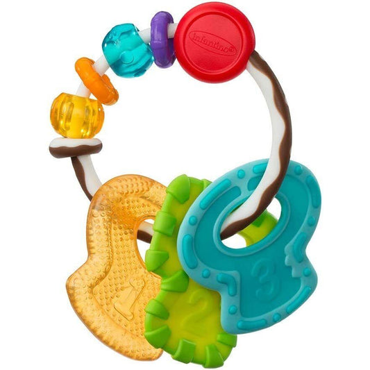 Infantino Slide and Chew Baby Teether Keys Toy 0m+