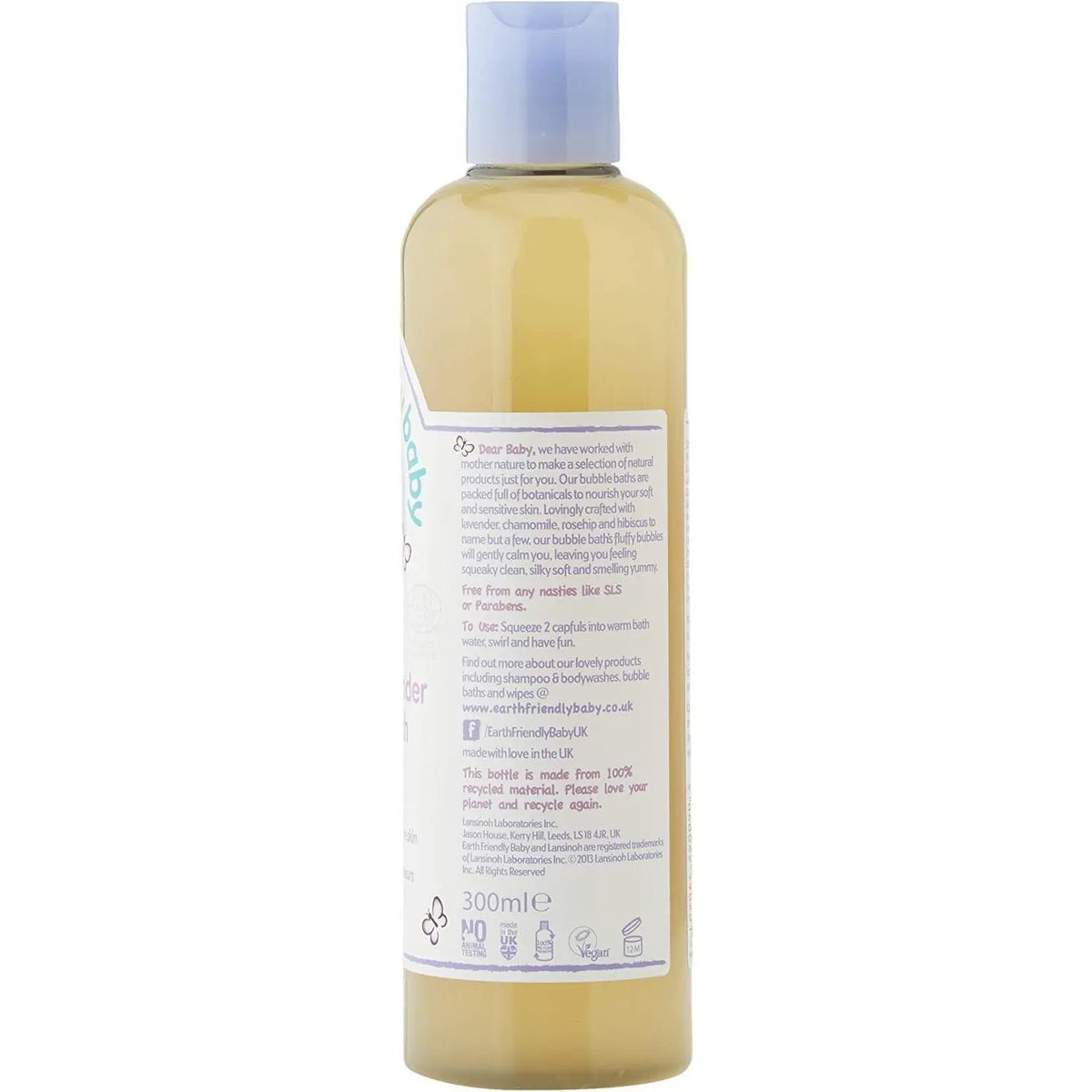 Earth Friendly Baby Children Bubble Bath Kids Calming Lavender 300 ml Deal For Any Occasion