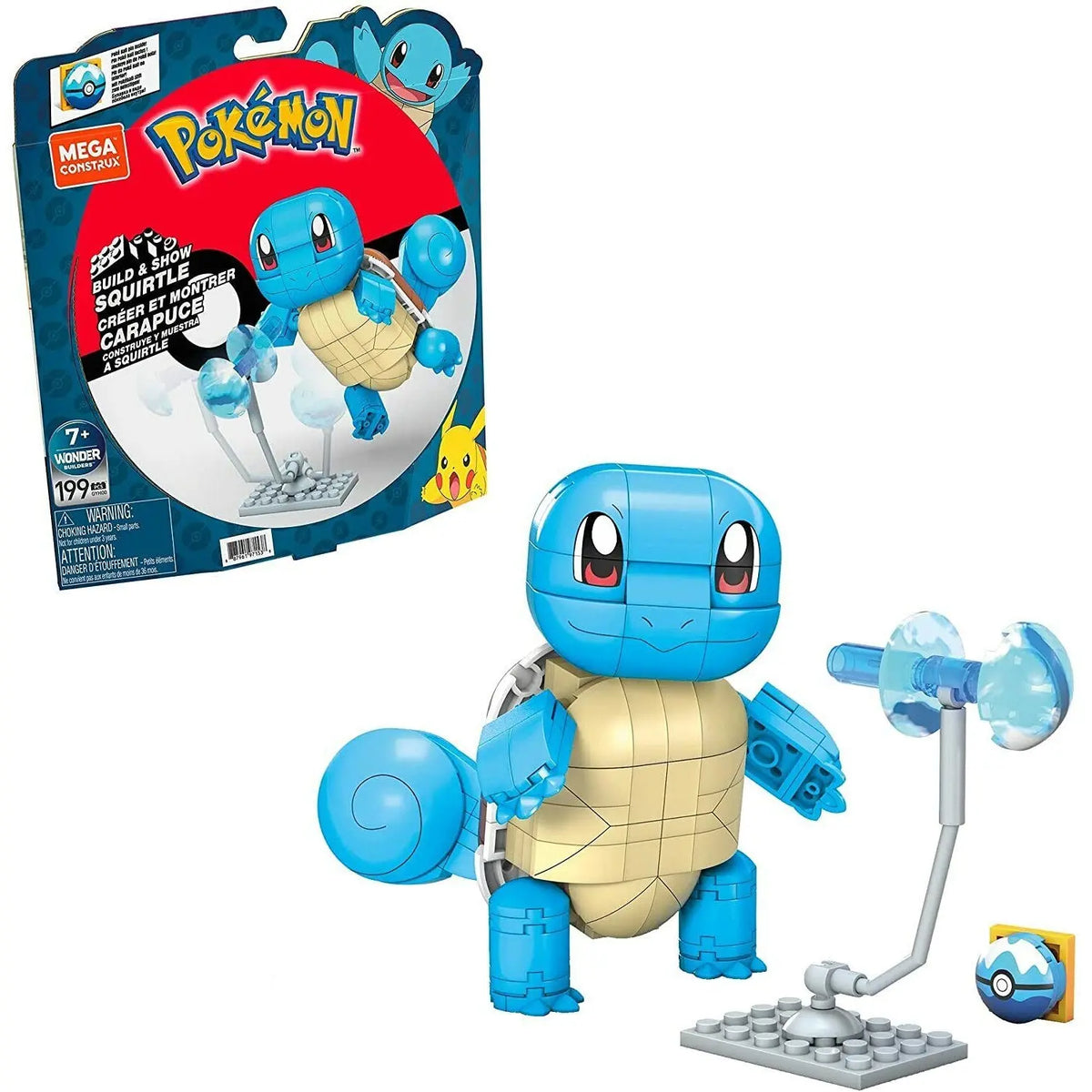 Mega Construx Pokemon Build & Show Squirtle Toy Construction Set 199 pieces Deal For Any Occasion
