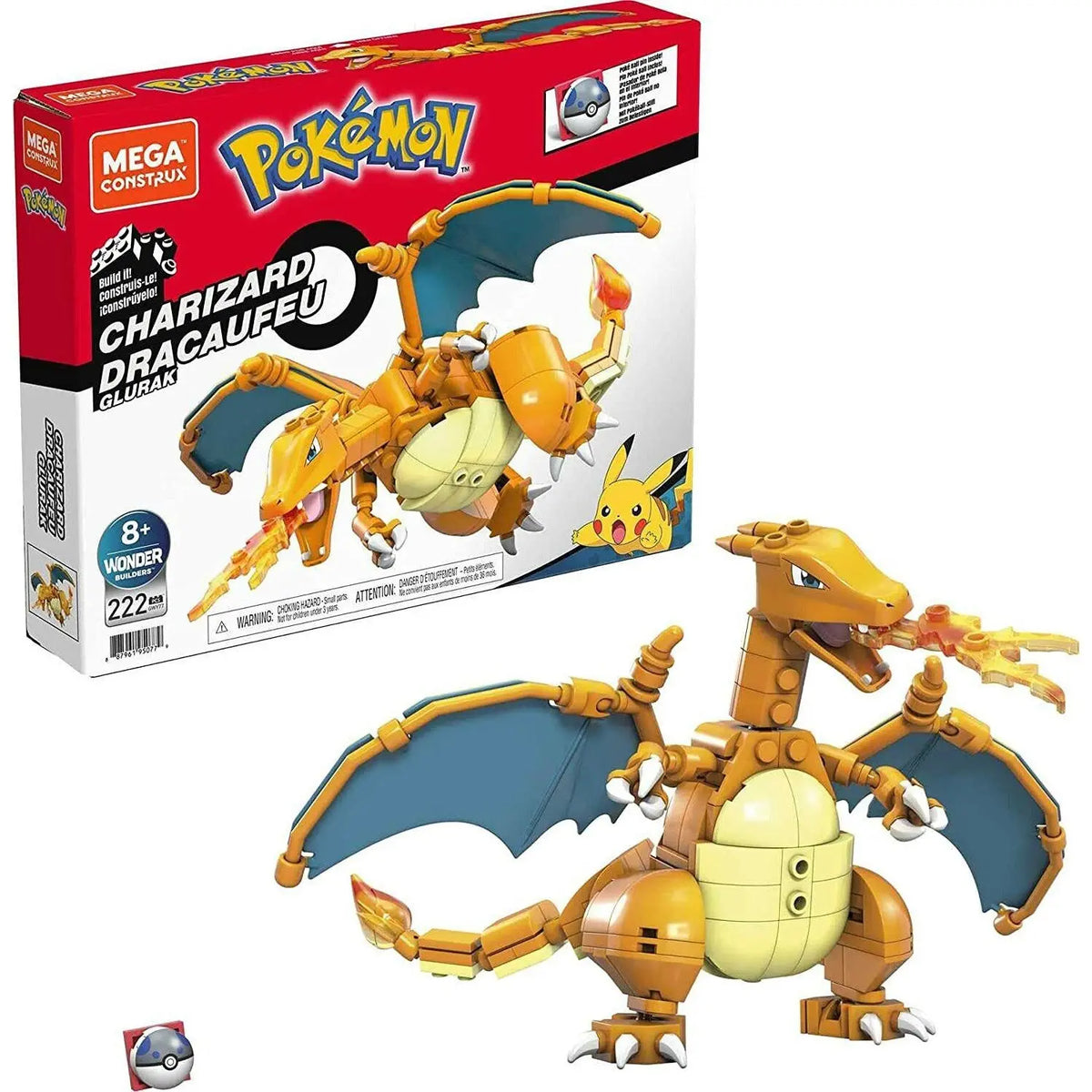Charizard Pokemon Buildable Figure Set MEGA Construx Wonder Builders Deal For Any Occasion