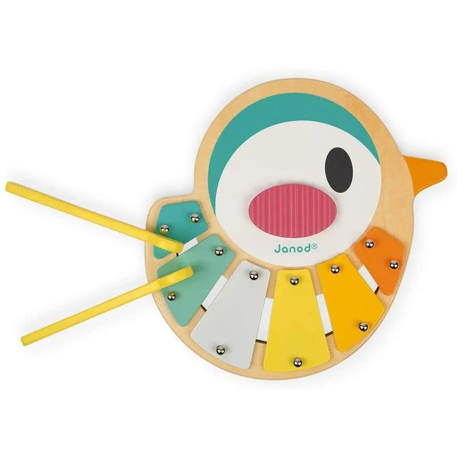 Janod Baby Pure Bird Xylo Wooden Imitation Toy Musical Early Learning Toy Xyloph Deal For Any Occasion