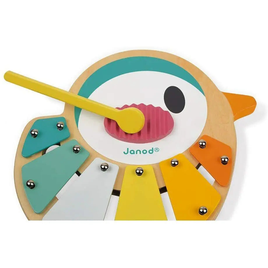 Janod Baby Pure Bird Xylo Wooden Imitation Toy Musical Early Learning Toy Xyloph Deal For Any Occasion