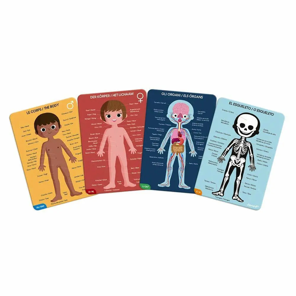 Janod Educational Puzzle Human Body Kid's Attaractive Game Creative Toy Deal For Any Occasion