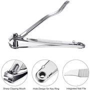 Nail Clipper Finger Set Toe Stainless Steel Thick Cutters Chiropody Trimmer 3Pc Deal For Any Occasion
