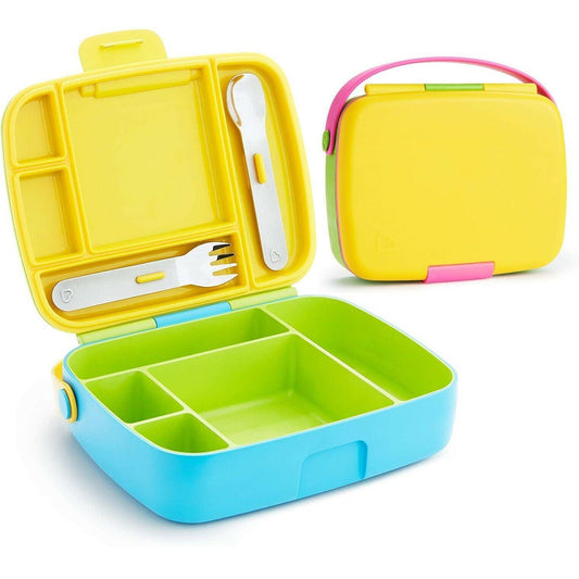 Munchkin Bento School Kids Lunch Box Picnic Food Storage Sandwich Container