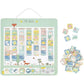 Janod Wooden Educational Planner Toy 45 x 45 cm-88 Magnets Learning English 3y+ Deal For Any Occasion