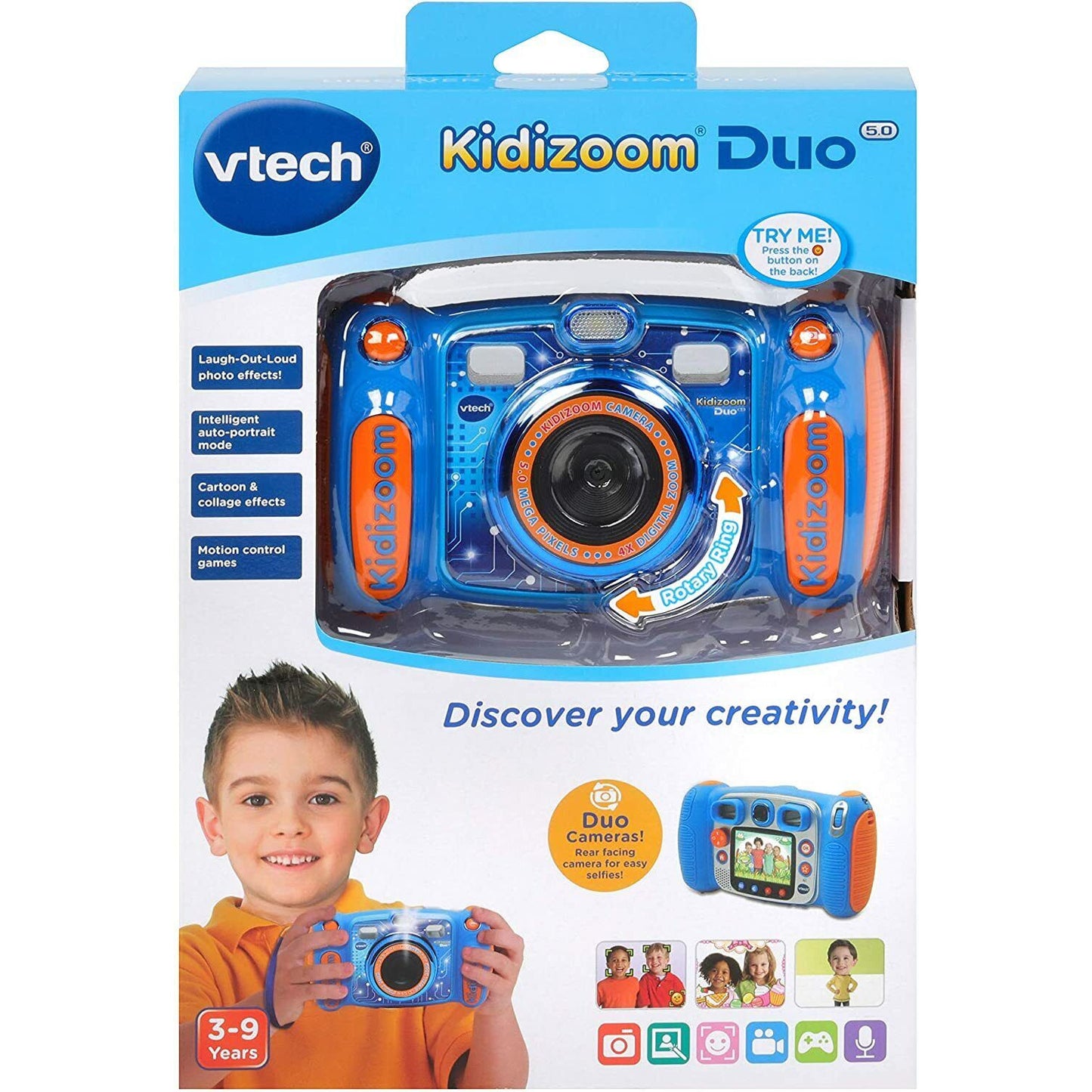 VTech Kidizoom® Duo 5.0 Photos Video Electronic Digital Toy Camera For Kids