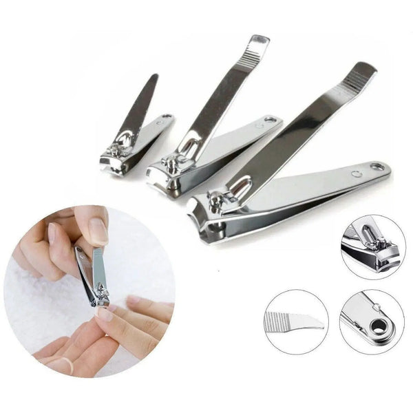 Nail Clipper Finger Set Toe Stainless Steel Thick Cutters Chiropody Trimmer 3Pc Deal For Any Occasion