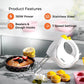 Geepas Electric Kitchen Hand Mixer Food Whisk 7 Speeds & Turbo Dough Hooks 150W Deal For Any Occasion