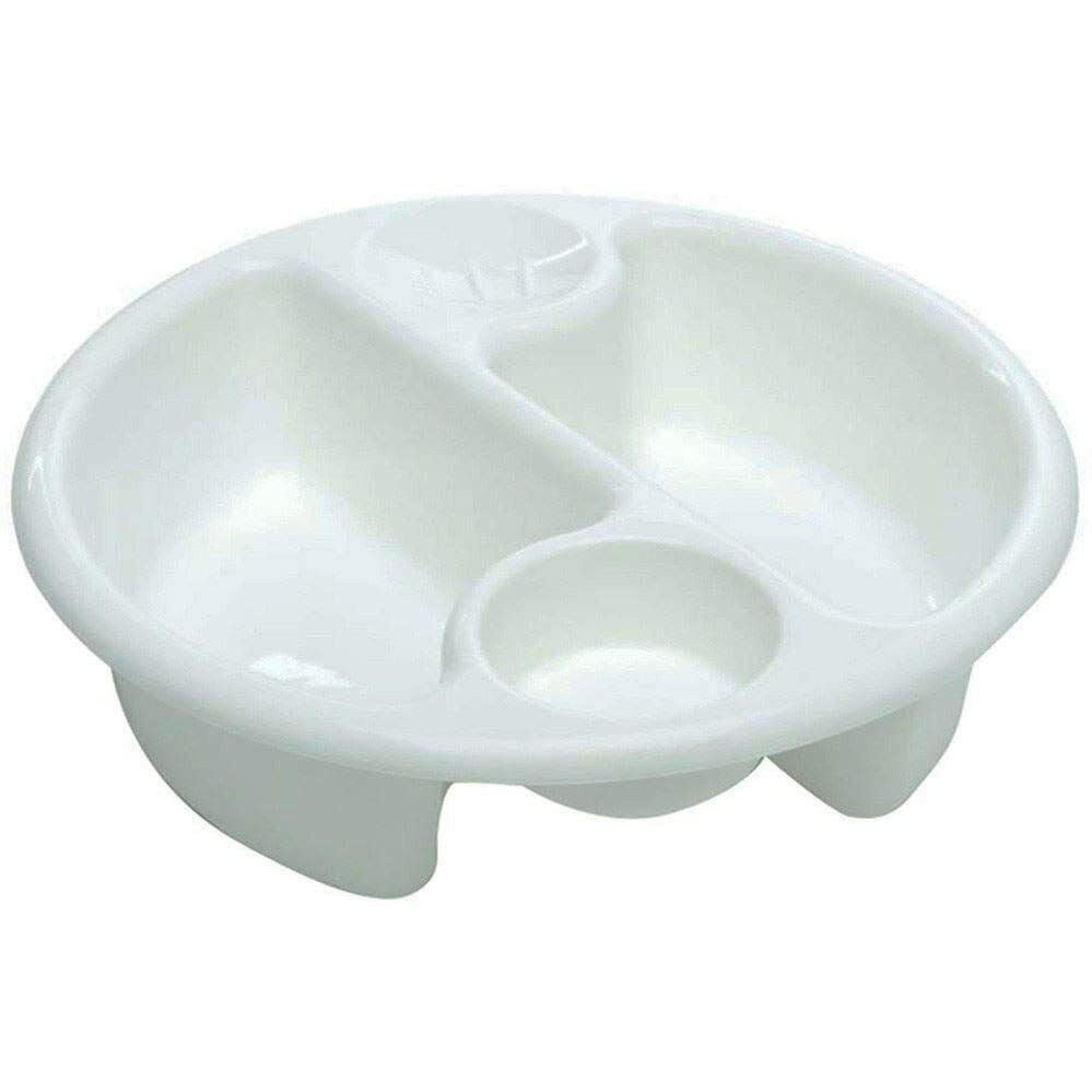 The Neat Nursery Baby Newborn Infant Bath Bathing Top n Tail Wash Bowl White