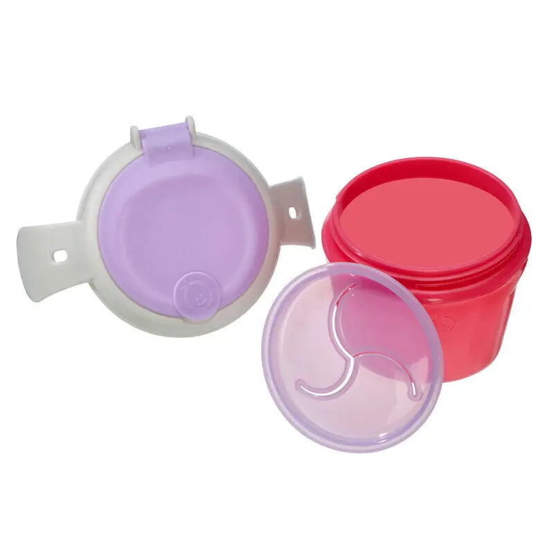 Vital Baby Snack On The Go Fizz Food Trap Pot No Spills with Handles & Lid Deal For Any Occasion