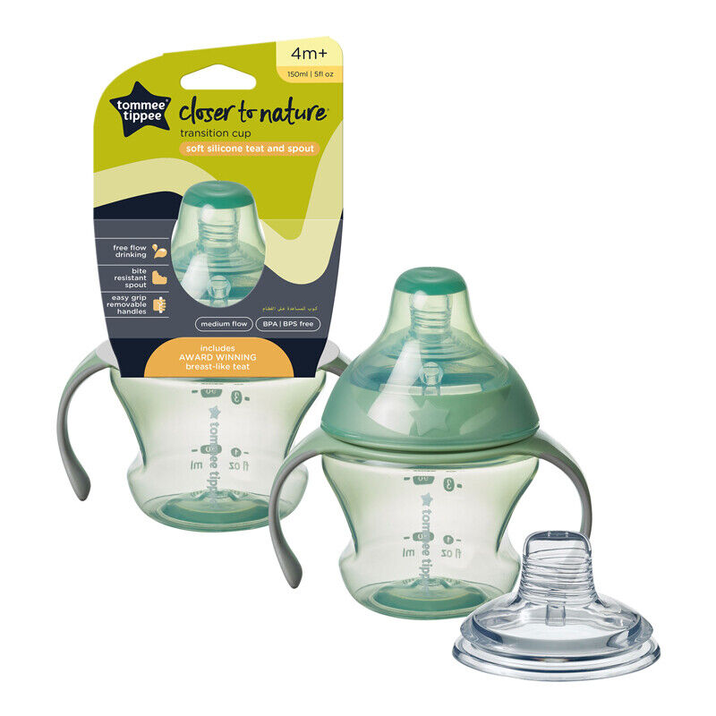 Tommee Tippee Baby Toddler Transition Sippee Trainer Drinking Drink Cup 4-7m