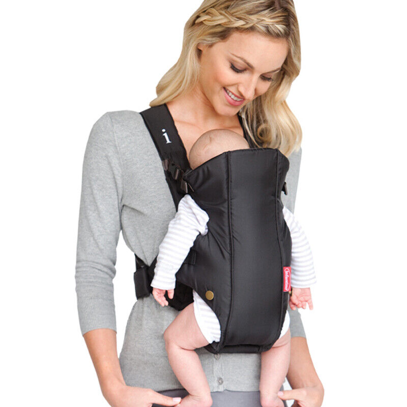 Infantino Swift Classic Baby Newborn Carrier 3.6 to 11.3 kg (8-25 lbs) Black