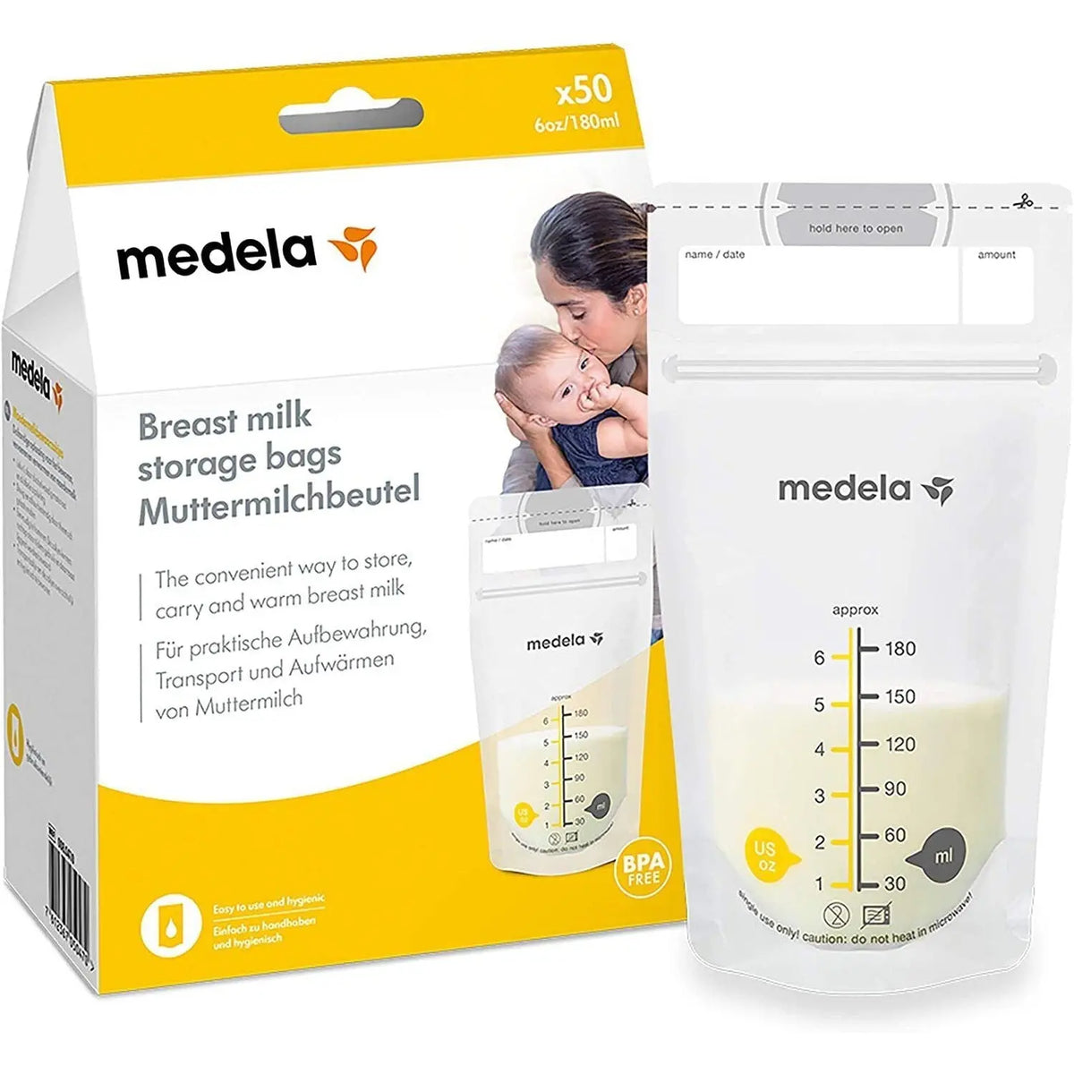 Medela Breastmilk Storage Bag 50Pk Convenient & Hygienic Breast Milk Storage Bag Deal For Any Occasion