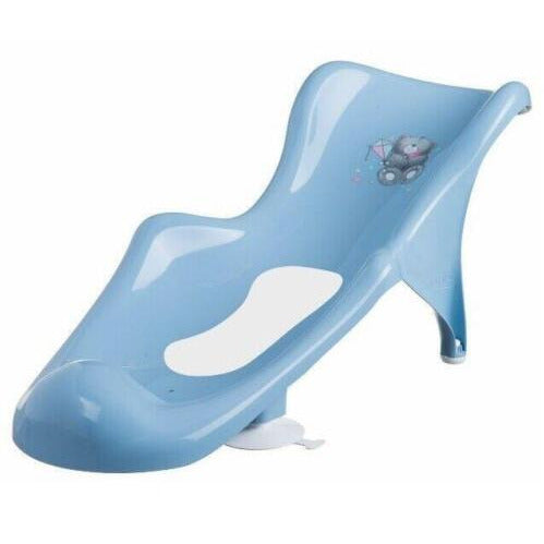 Baby Infant Newborn Toddler Bath Tub Safety Seat Support Chair Bear Blue + Mat