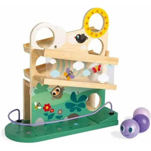 Janod Toddler Wooden Caterpillar Ball Manipulation Dexterity Toy Deal For Any Occasion