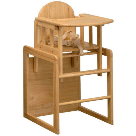 East Coast Baby Nursery Feeding Highchair Seat and Table All Wood