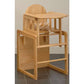 East Coast Baby Nursery Feeding Highchair Seat and Table All Wood Deal For Any Occasion