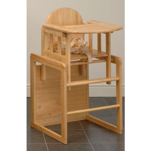 East Coast Baby Nursery Feeding Highchair Seat and Table All Wood