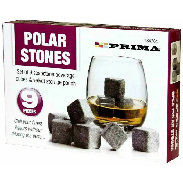 Whisky Rocks Ice Cubes Polar Stones Drinks Cooler Beverage Granite Scotch Pouch Gift Deal For Any Occasion